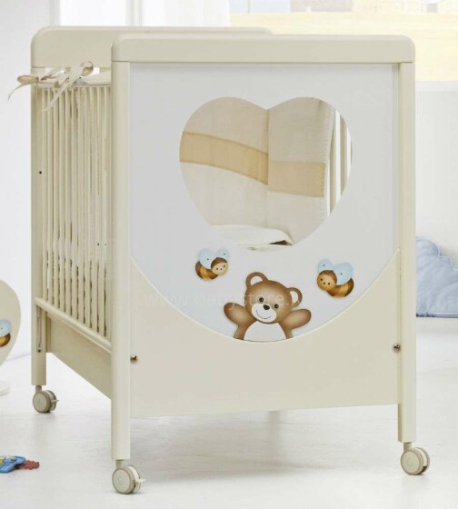 Coccoleria Baby Orsetto Cream Art.100276 Eksklusiivne voodi