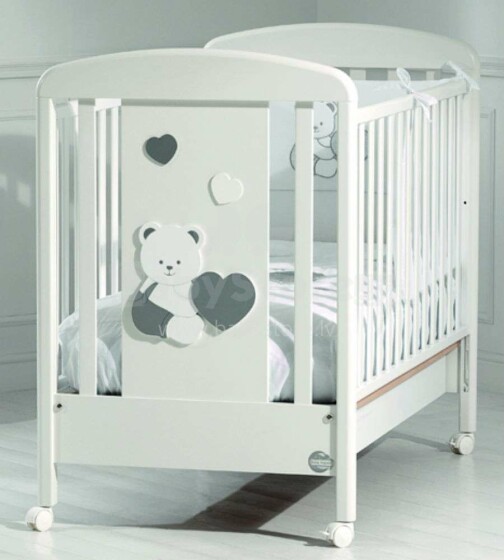 Baby Expert  Balu White/Silver Art.100802  Eksklusiivne voodi