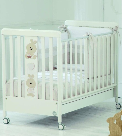 Baby Expert  Trotto White/Dove Art.100809  Eksklusiivne voodi