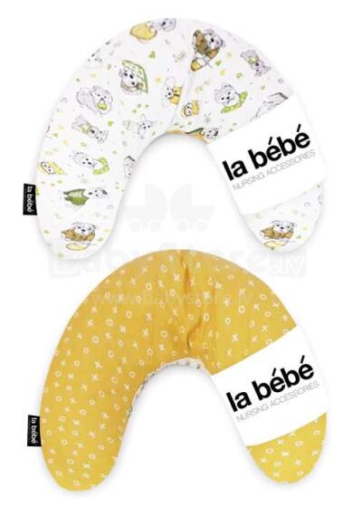 La Bebe™ Mimi Nursing Pillow Double Face Art.101711 naljakad koerad reisipadi suurusega 19 x 46cm