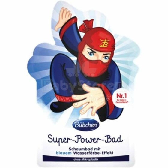 Bubchen Super Power Bad Пена для ванн детская "Суперсила" 40мл