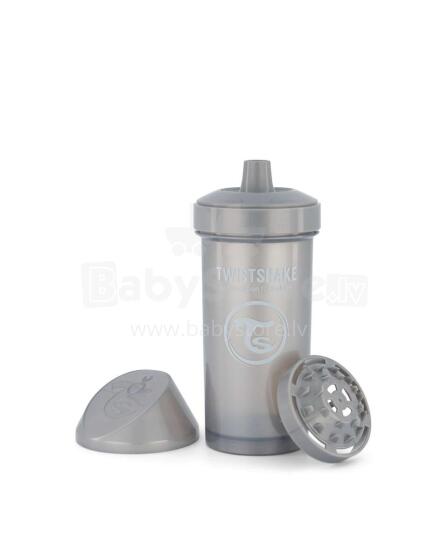 Twistshake Kid Cup Art.78284 Pastel Grey Kõva tilaga beebitass vanuses 12+ kuud, 360 ml