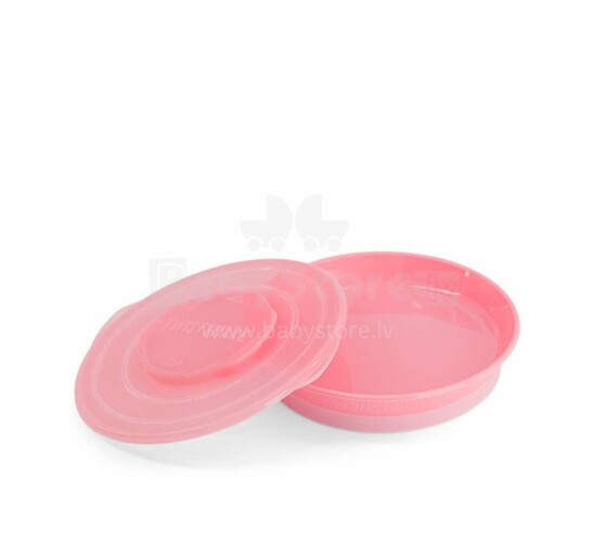 Twistshake Plate Art.78159 Pastel Pink