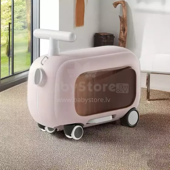 Travel Boarding Luggage Suitcase Art.103734 Pink Kohver-iste ratastel 3 ühes