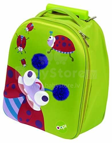 Oops Ladybug  Art.31007.33 Easy-Trolley Kids Suitcase