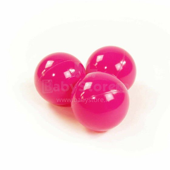 Meow Extra Balls  Art.104228 Dark Pink Мячики для сухого бассейна  Ø 7 cm, 50 шт.