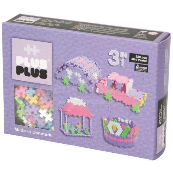 Plus Mini Pastel 3 in 1 Art.3712 Konstruktor, 220tk.