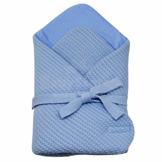 Eko Swaddle Blanket Art.RO-09 Blue Конвертик для новорождённого 75х75 см