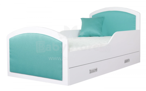 AMI Dream North 4 Art.108424 Стильная молодёжная кровать с матрасом 160x80 см