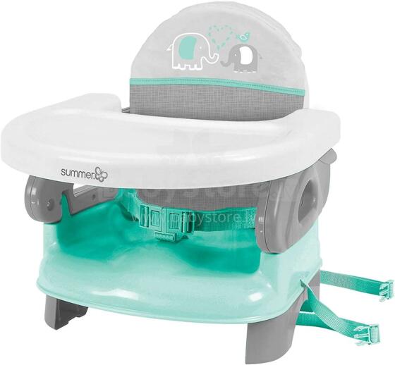 Summer Infant Deluxe Booster Seat Teal Grey Art.13526