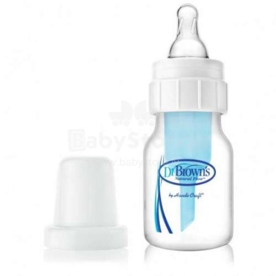 Dr. Brown’s Natural Flow® Options+™ PP Narrow  Art.056-GBX  Enneaegsetele ja vastsündinutele mõeldud lutipudel nibuga, 60 ml