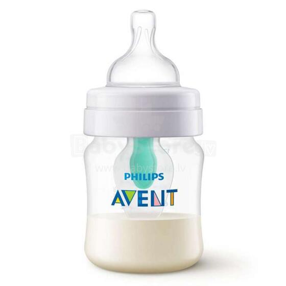 Philips Avent Art.SCF810/14 Koolikutevastane klapiga pudel, 125 ml, 0+ kuud