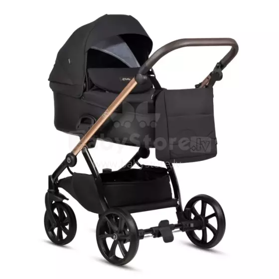 Tutis Leo Plus Art.201 Black Universaalne vanker 2in1