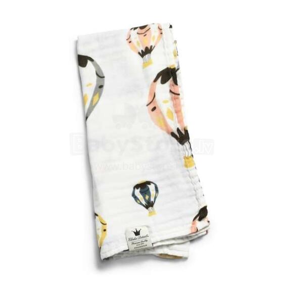 Elodie Details Bamboo Muslin Blanket  Art.103216 Moon Balloon Bērnu plediņš no bambusa