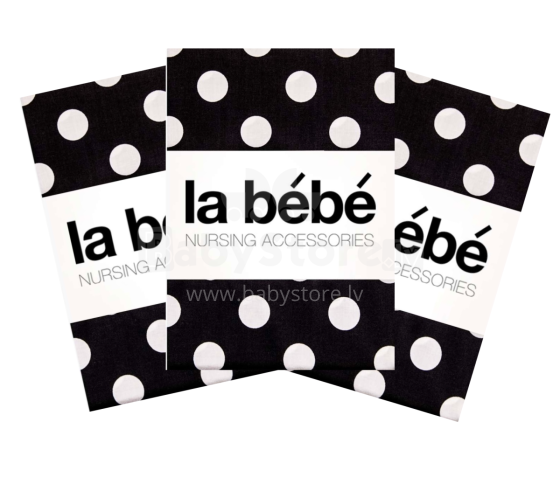 La Bebe™ Set 75x75(3) Art.111634 Dots Nappy (75x75cm) 3 pcs.