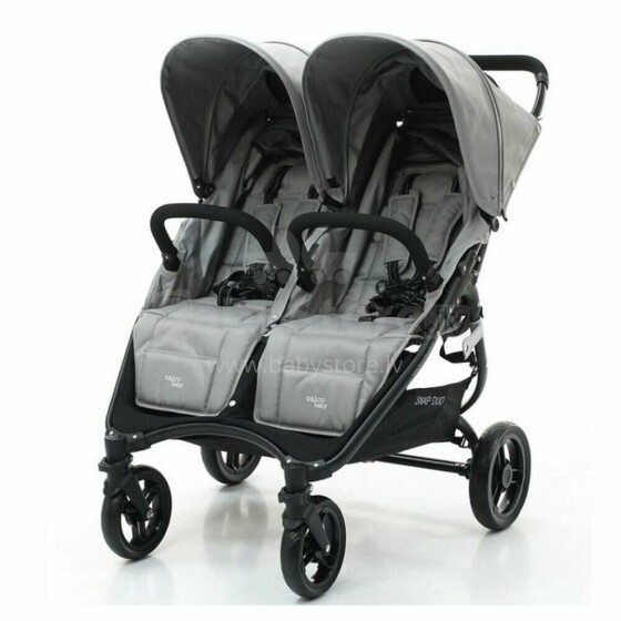 Valco Baby Snap Duo Art.9887 Cool Grey   Спортивная коляска для двойняшек