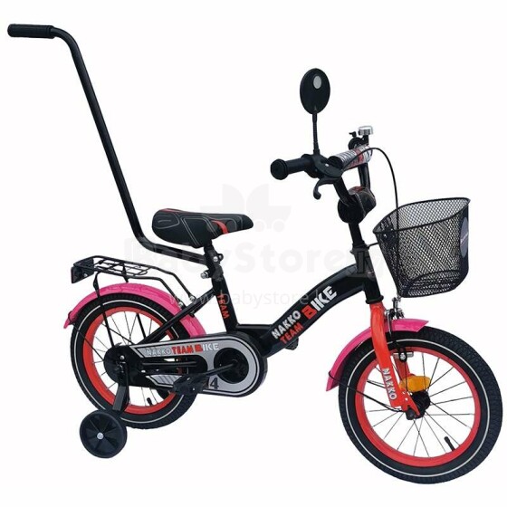 Nakko Team Bike Art.112701 Pink Детский велосипед c надувными колёсами 14'