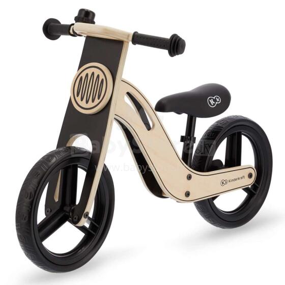 KinderKraft Balance Bike Uniq Art.KKRUNIQNAT0000 Natural  Jooksurattas puitraamiga
