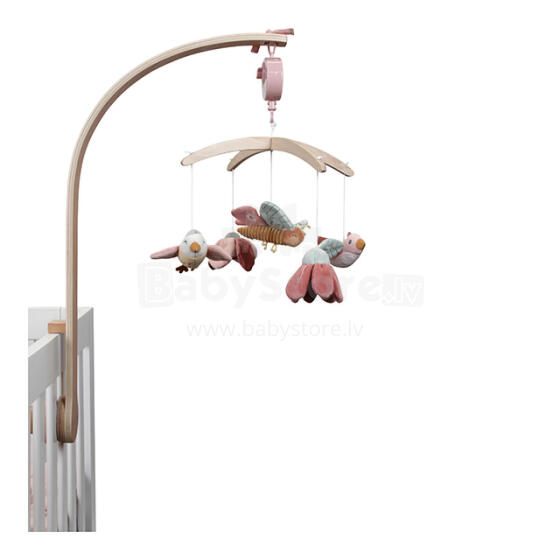 Little Dutch puidust muusikamobiil Flowers & Butterflies Art.8700