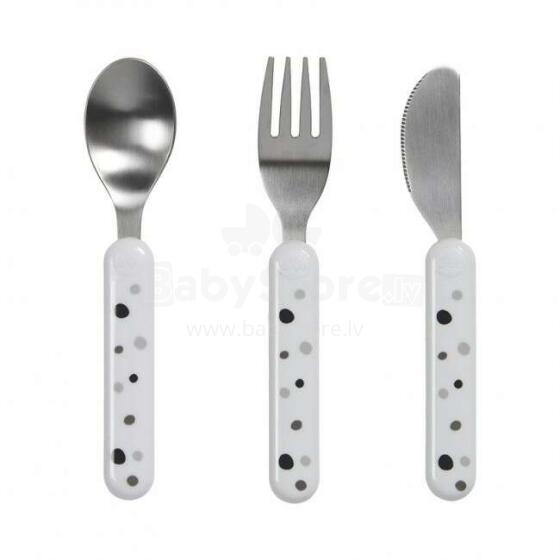 Done by Deer Cutlery Set Art.236823 White (3 tk)
