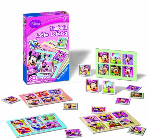 Ravensburger Art.22206U  3in1 Minnie Mouse Minnie Mouse Lotto