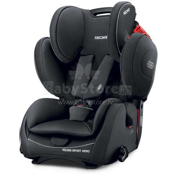 Recaro Young Sport Hero Art.6203.21534.66 Performance Black   Turvatool 9-36kg