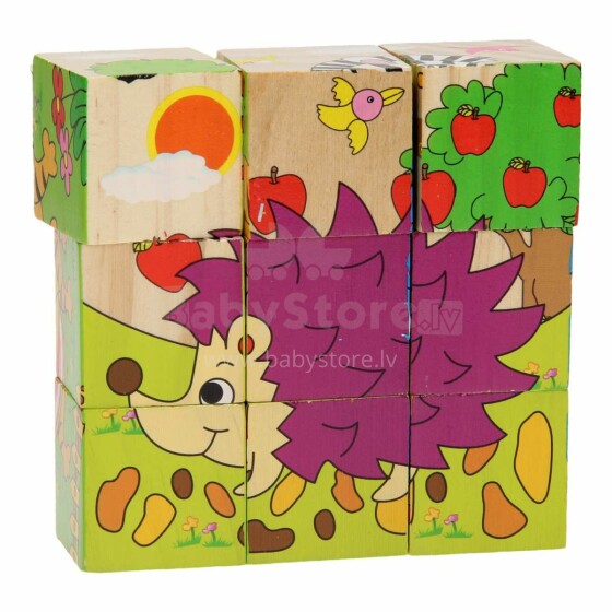 BebeBee Blocks Art.500279  Learning cubes