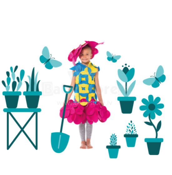 Costume Puzzle Flora Art.116505  Karnevalikostüüm Flora