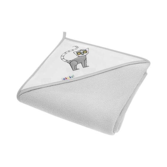Akuku Lemur Art.A1250 Grey Baby towel (100x100 cm)