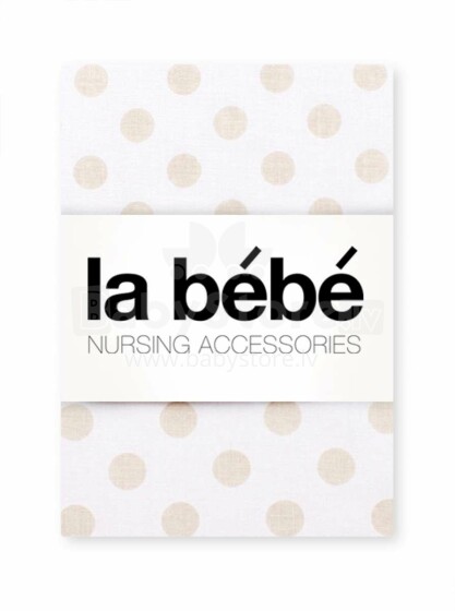 La Bebe™ Set 100x140/40x60 Art.118285 Dots Комплект детского постельного белья из 2х частей 100x140cm