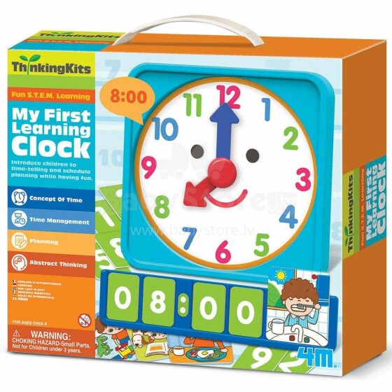 4M Learning Clock  Art.00-04689  Комплект Изучаем часики