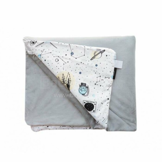 Lullalove Bedding Set Art.118882 Space  Детское хлопковое одеяло/плед 80x100cм