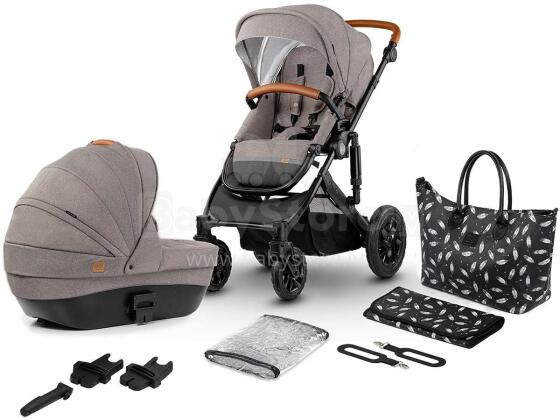 KinderKraft Prime  2 in1 Art.KKWPRIMBEG20000 Beige  Universaalne jalutuskäru 2 ühes