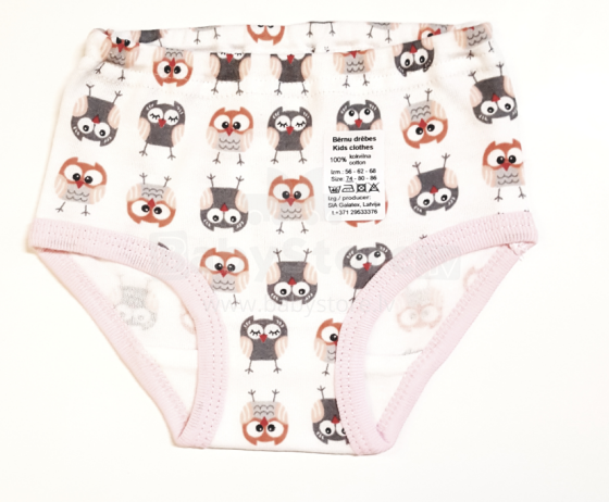 Galatex Owls Art.12362 Bērnu apakšbiksītes, Ražots Latvijā, 100% kokvilna