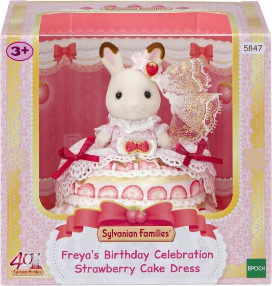 Sylvanian Families Freya šokolaadijänes sünnipäevakleidis Art.5847