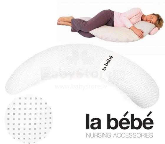 La Bebe™ Moon Maternity Pillow Art.12608 Grey Pearl, 185 см