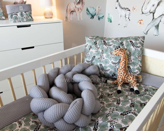 La bebe™ Wafel Art.127372 Grey 320 cm.