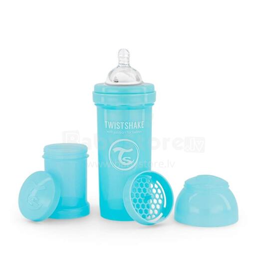 Twistshake Anti Colic Art.78256 Pastel Blue Söötmisšeiker 260 ml