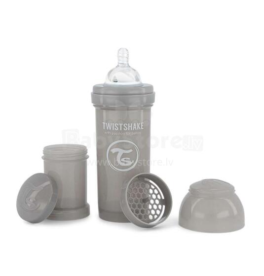 Twistshake Anti Colic Art.128084 Pastel Grey Söötmisšeiker 260 ml