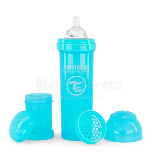 Twistshake Anti Colic Art.78262 Pastel Blue Koolikutevastane pudel 330 ml