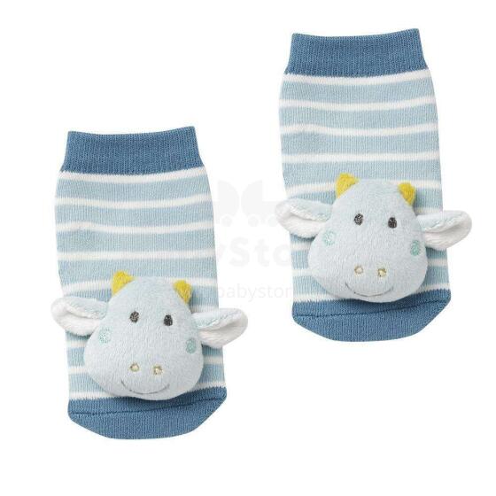 Rattle socks Lehmad Blue/Yellow