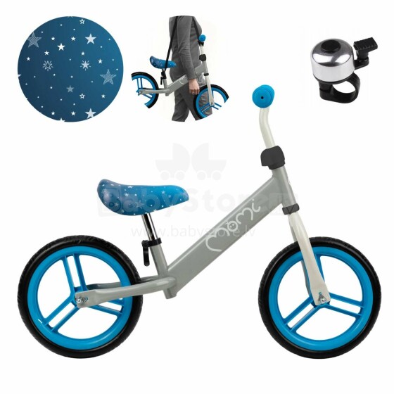 Momi  Balance Bicycle Nash Art.131993 Stars Детский велосипед - бегунок с металлической рамой