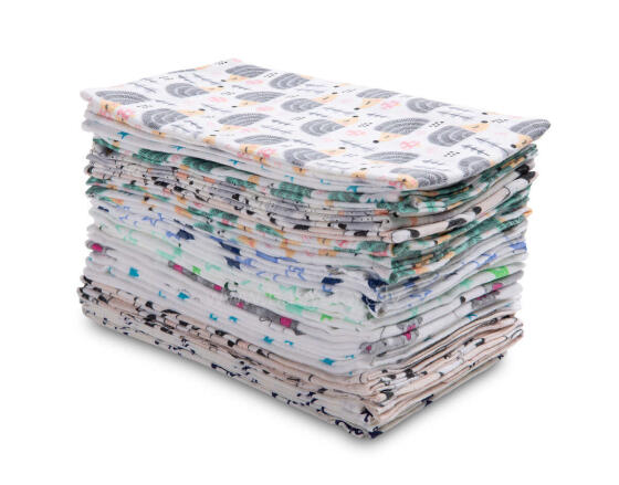 Bebe Basic Flannel Art. Colors 067 Cotton flannel diaper 1 pc, 80x80 cm