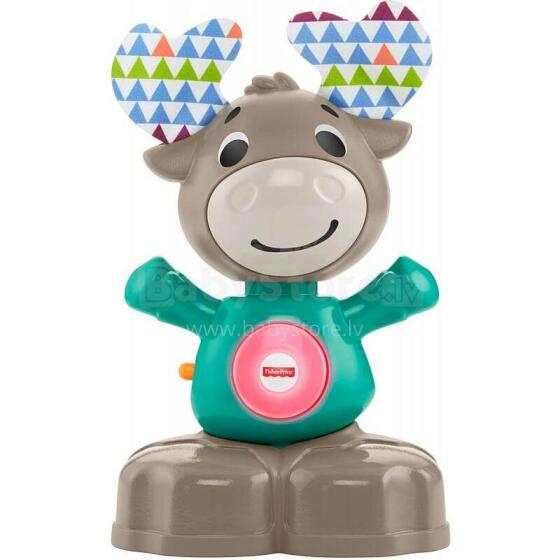 Fisher Price Musical Moose Art.GXR03  Интерактивная игрушка Музыкальный Лось (латыш. язык)