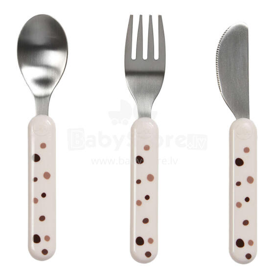 Done by Deer Cutlery Set Art.236825 Dots Powder (3 tk)