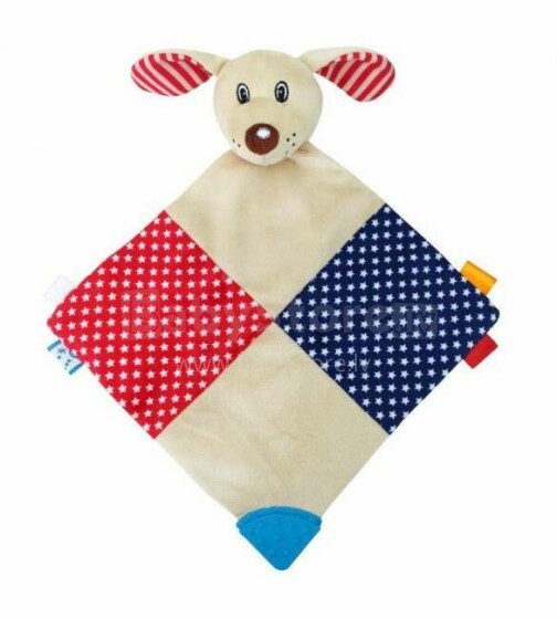 BabyMix Dog Art.37191 Мягкий платочек-игрушка для сна