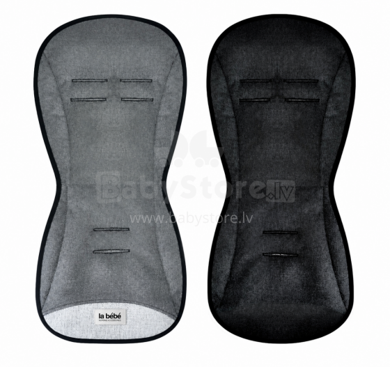 La Bebe™ Universal Liner Memory Foam Air Art.135822 Grey ratastooli vooderdis