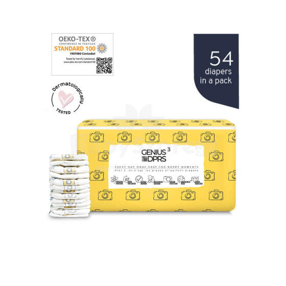 TheGeGe Nappies Midi 3 Art.138107 Ökoloogilised aluspükste mähkmed