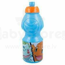 POKEMON Plastmasas sporta dzeramā ūdens pudele, 400 ml