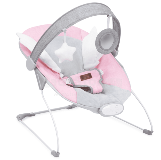 Momi Bouncer Tuli  Art.BULE00020 Wings Pink Modern rocking chair with music and vibration